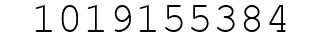 Number 1019155384.