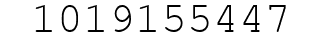 Number 1019155447.