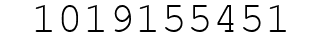 Number 1019155451.