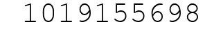 Number 1019155698.