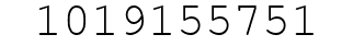Number 1019155751.