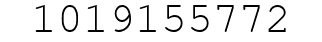 Number 1019155772.