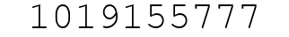 Number 1019155777.