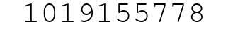 Number 1019155778.