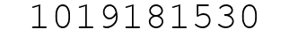 Number 1019181530.