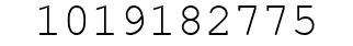 Number 1019182775.