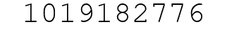 Number 1019182776.