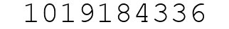 Number 1019184336.