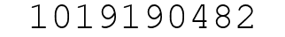 Number 1019190482.