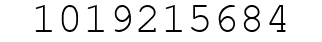 Number 1019215684.