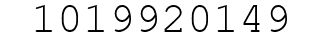 Number 1019920149.