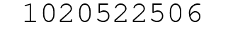 Number 1020522506.