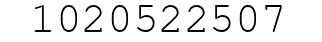 Number 1020522507.