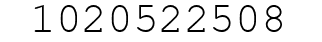 Number 1020522508.