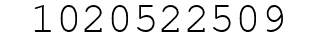 Number 1020522509.