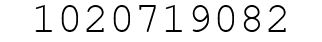 Number 1020719082.