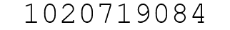 Number 1020719084.