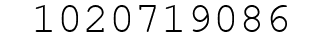 Number 1020719086.