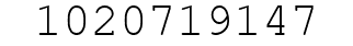 Number 1020719147.