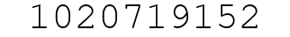 Number 1020719152.