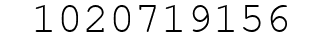 Number 1020719156.