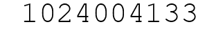 Number 1024004133.