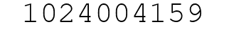 Number 1024004159.