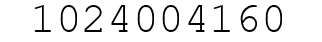 Number 1024004160.