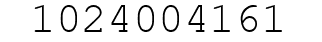 Number 1024004161.