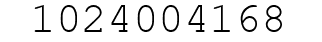 Number 1024004168.