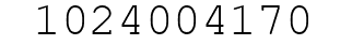 Number 1024004170.