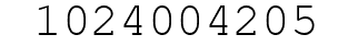 Number 1024004205.