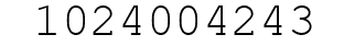 Number 1024004243.