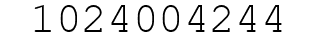Number 1024004244.