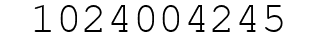 Number 1024004245.