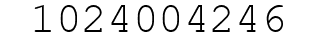 Number 1024004246.