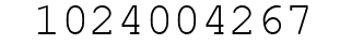 Number 1024004267.