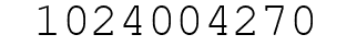 Number 1024004270.