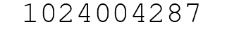 Number 1024004287.