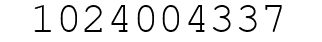 Number 1024004337.