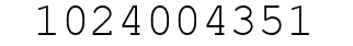 Number 1024004351.
