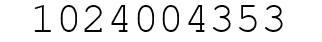 Number 1024004353.