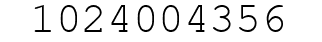 Number 1024004356.