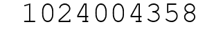 Number 1024004358.