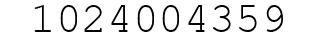 Number 1024004359.