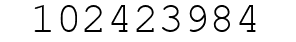 Number 102423984.