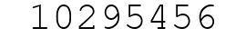 Number 10295456.