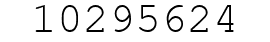 Number 10295624.