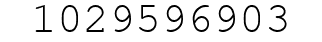 Number 1029596903.