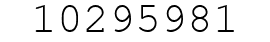 Number 10295981.